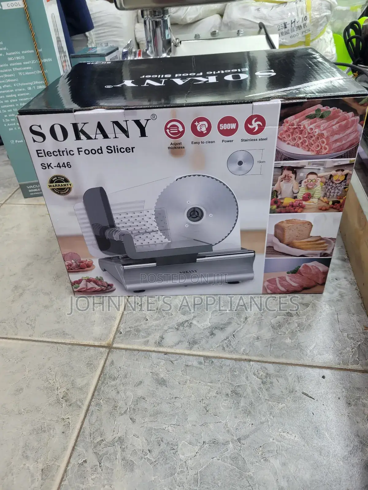 Sokany Electric Food Slicer Sk-446 (500w)