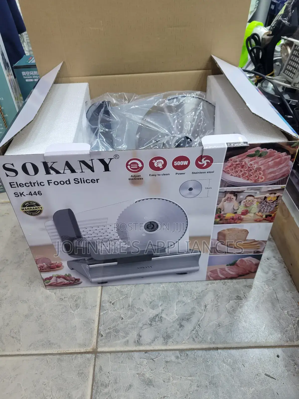 Sokany Electric Food Slicer Sk-446 (500w)