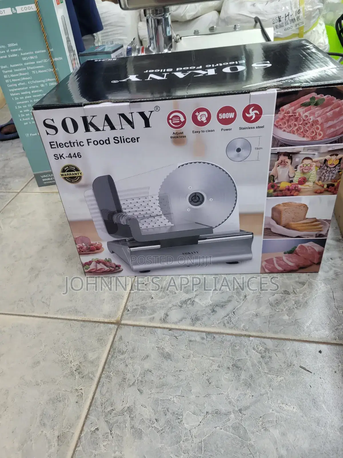 Sokany Electric Food Slicer Sk-446 (500w)