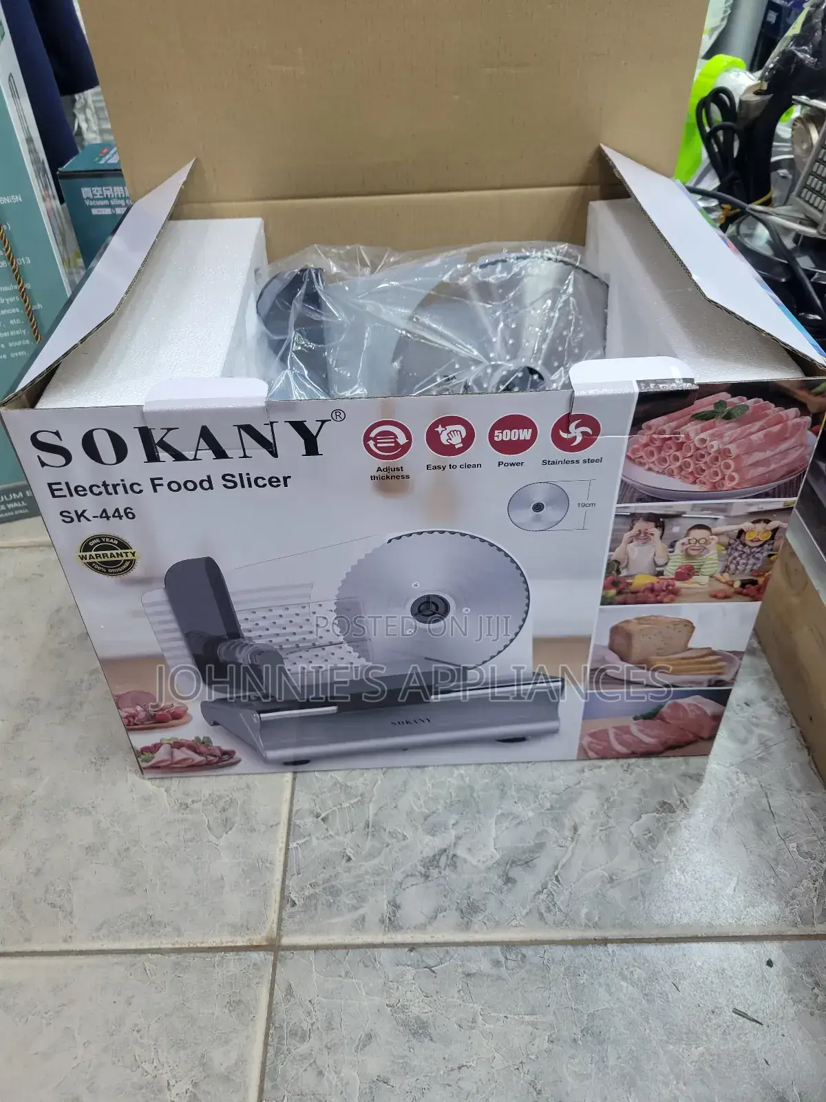 Sokany Electric Food Slicer Sk-446 (500w)