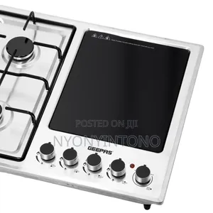Geepas Stainless Steel 4gas Burner With Electric Hot Plate GGC 31036