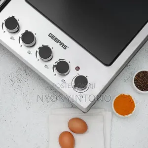 Geepas Stainless Steel 4gas Burner With Electric Hot Plate GGC 31036