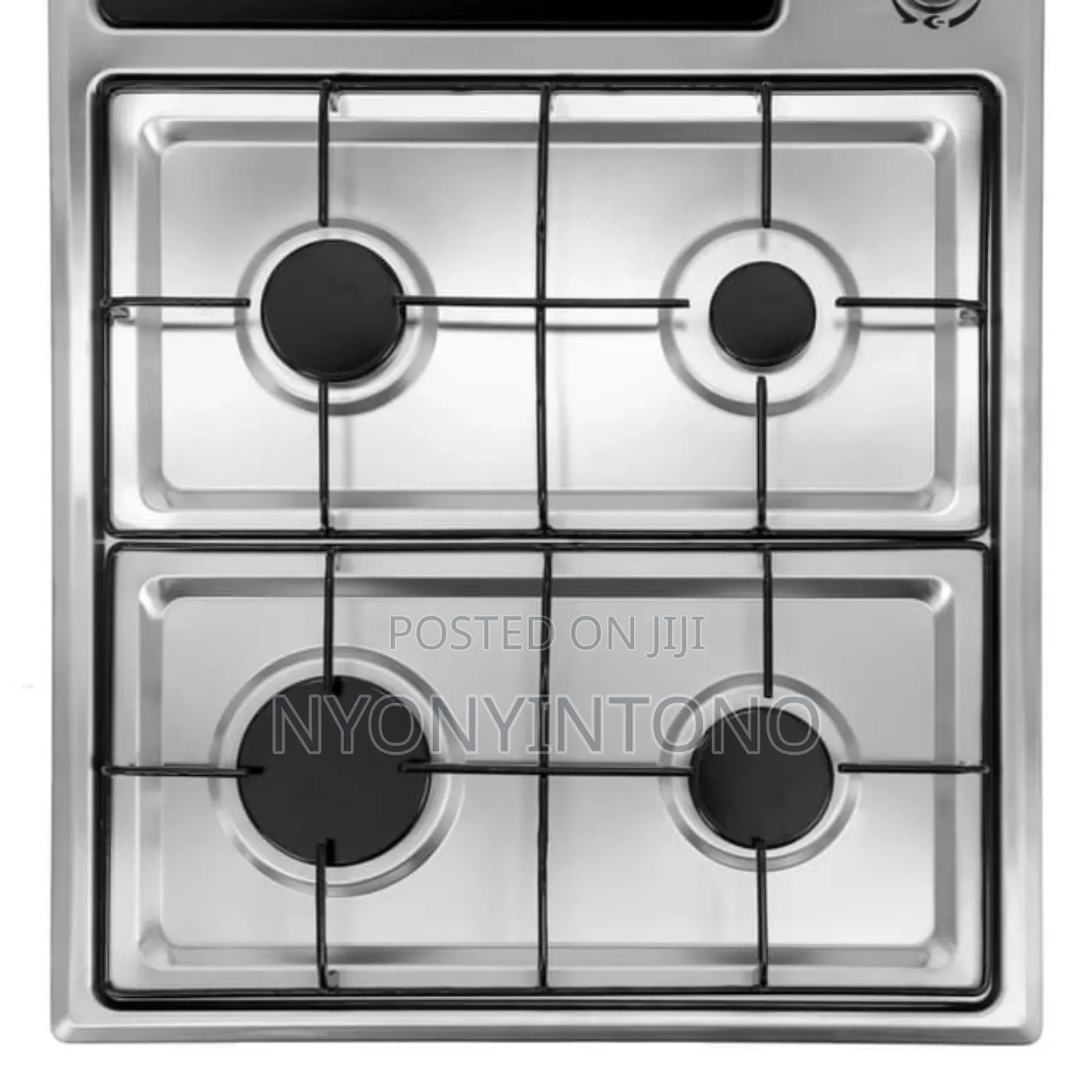 Geepas Stainless Steel 4gas Burner With Electric Hot Plate GGC 31036