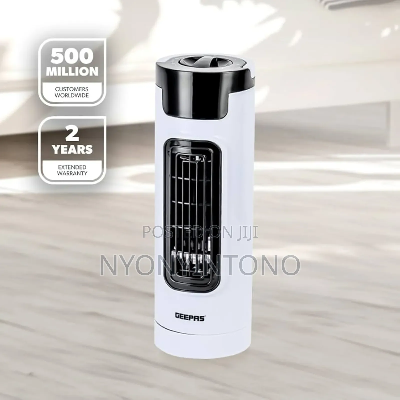 Geepas Top Quality Oscillating Mini Tower Fan With Remote Gf21174 Uk