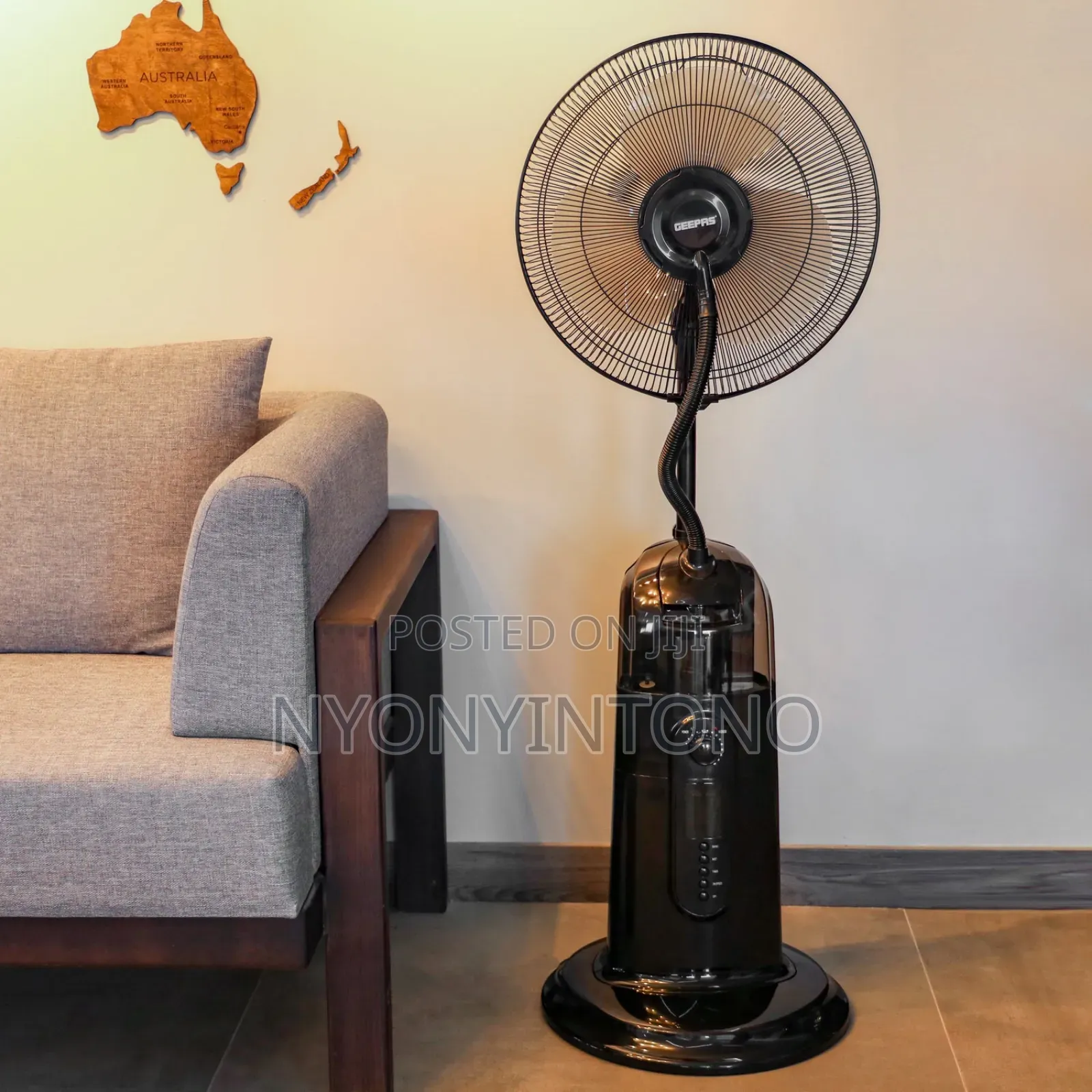 Geepas 16" Pedestal Stand Mist Fan Gf21161