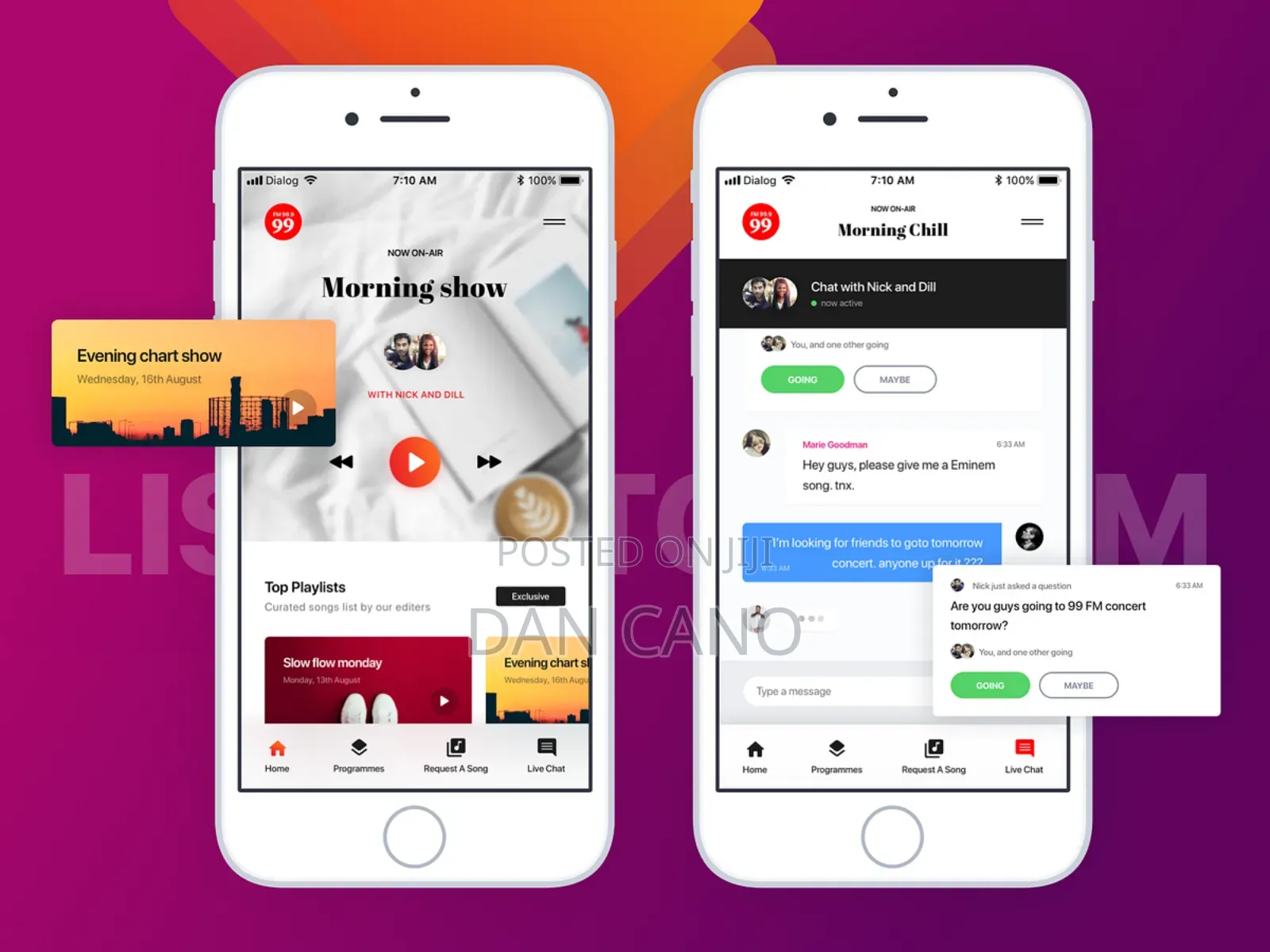 Mobile Friendly Online Radio Website Designing