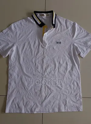 Boss in White Elegance of a Tshirt