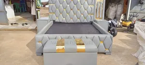 Gray in Gold Puzzle Bed