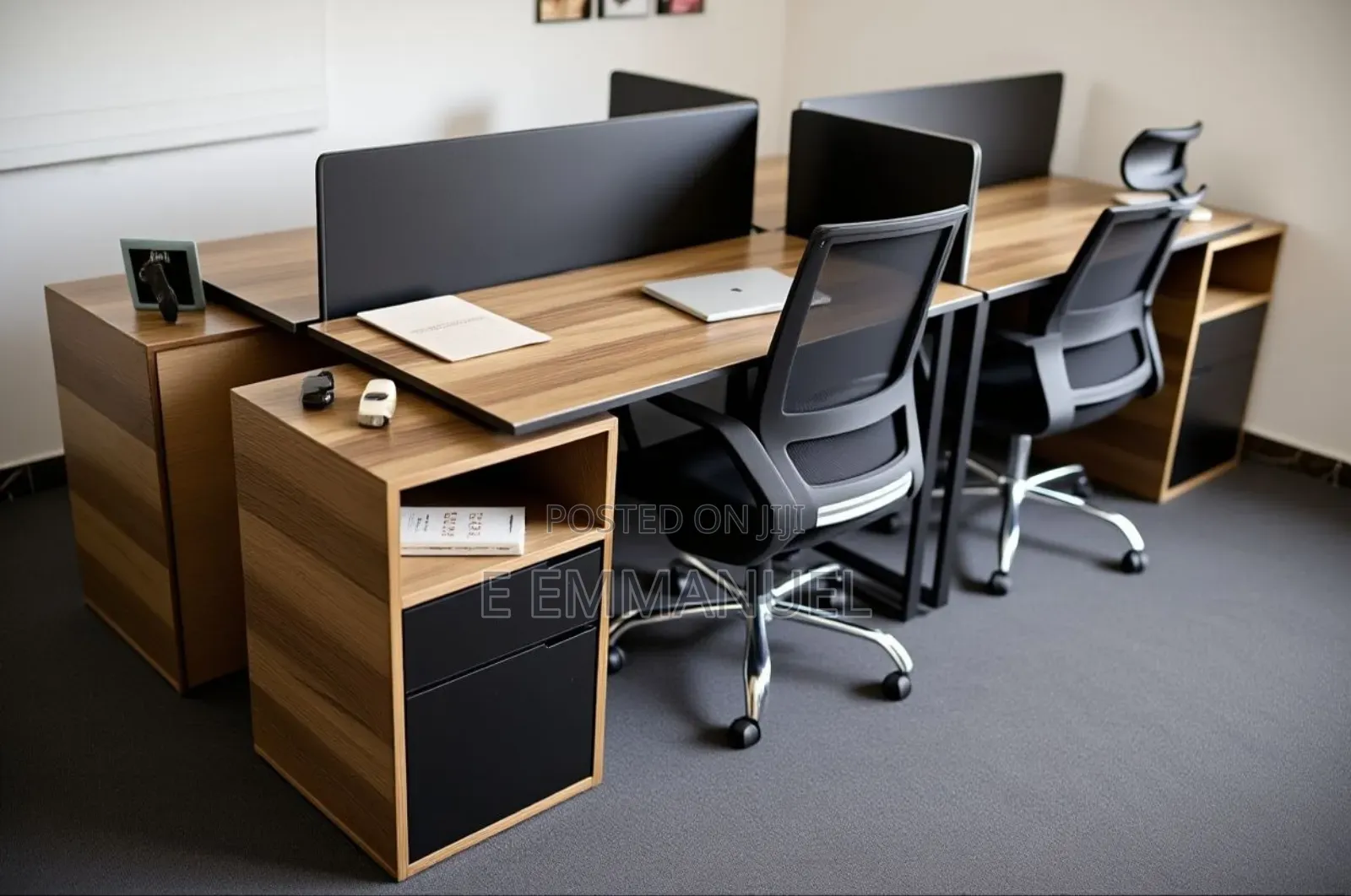 Four Seater Workstation Modern