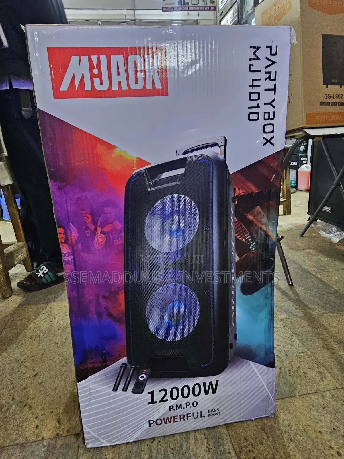M Jack Mj- 4010 Pofessional Rechargeable Amplified Speakers System