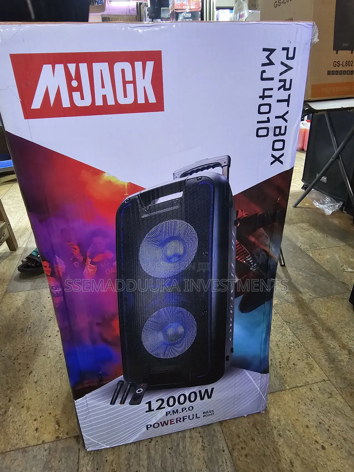 M Jack Mj- 4010 Pofessional Rechargeable Amplified Speakers System