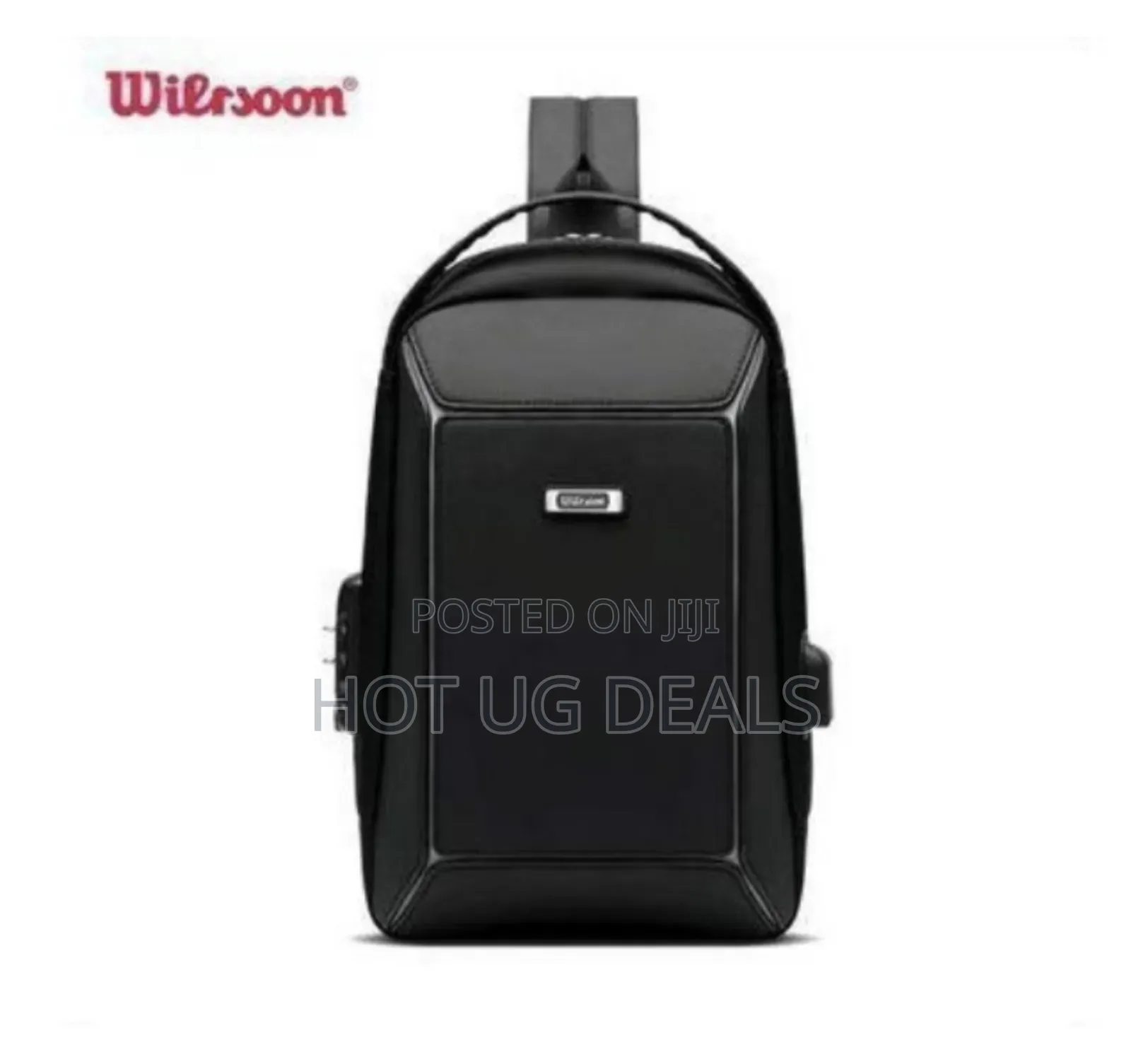 High Capacity Waterproof Anti-theft Laptop Bag With Usb Port - Black