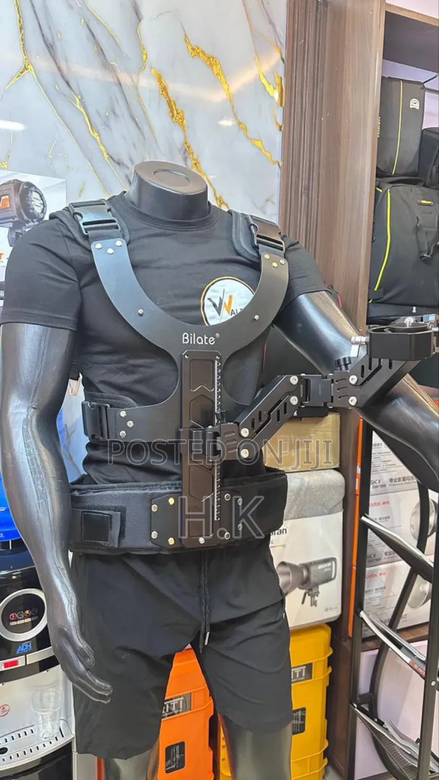 Camera Stabilizer Vest and Mechanical Arm System,