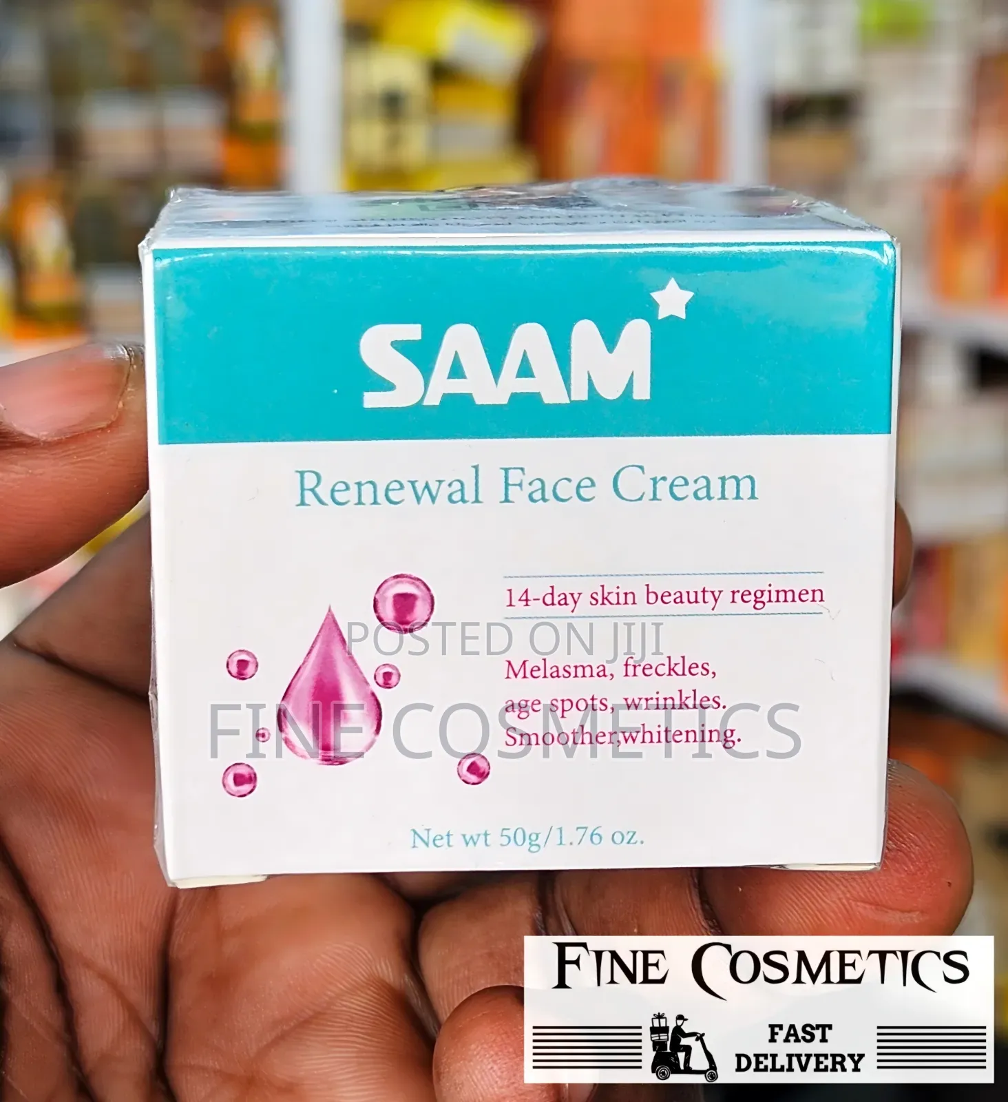 Saam Renewal Face Cream, 14days Skin Beauty Regimen for Skin Blemishes