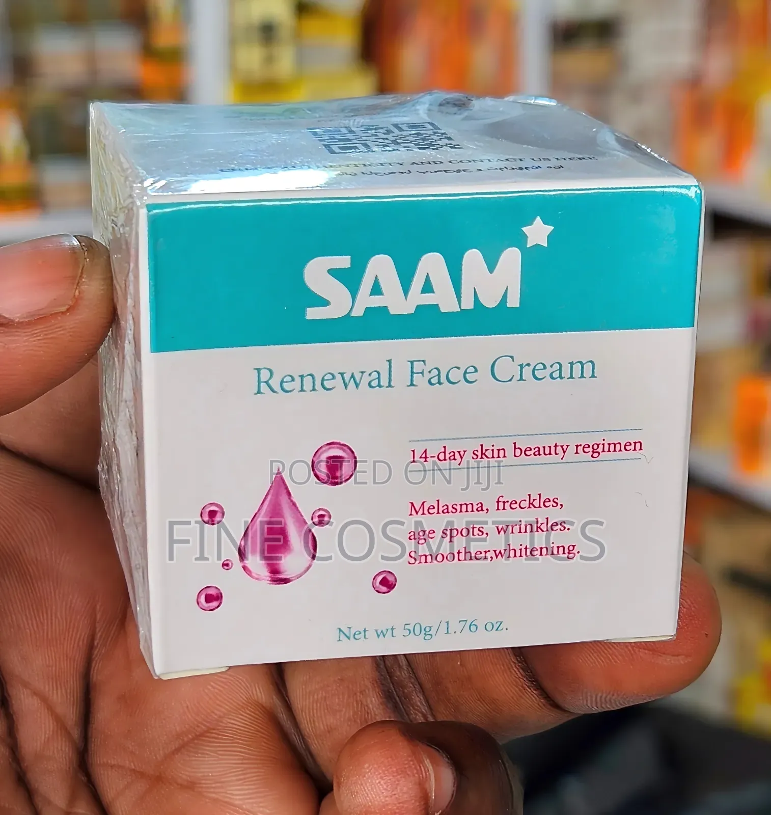 Saam Renewal Face Cream, 14days Skin Beauty Regimen for Skin Blemishes