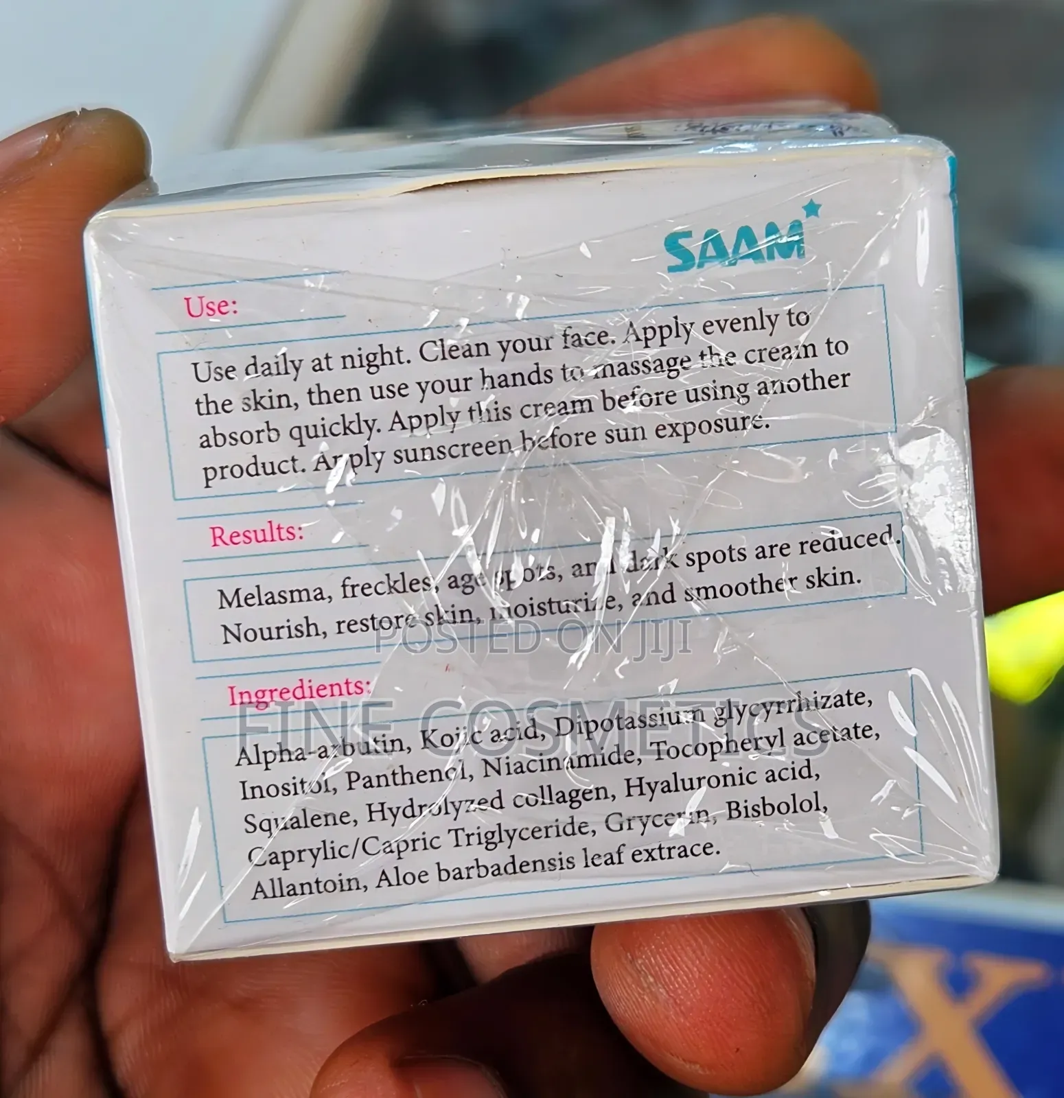 Saam Renewal Face Cream, 14days Skin Beauty Regimen for Skin Blemishes