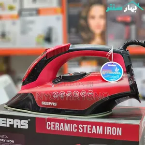 Geepas 2 in 1 Dry and Steam Iron With Ceramic Coating Gsi24026