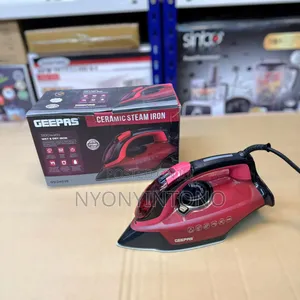 Geepas 2 in 1 Dry and Steam Iron With Ceramic Coating Gsi24026
