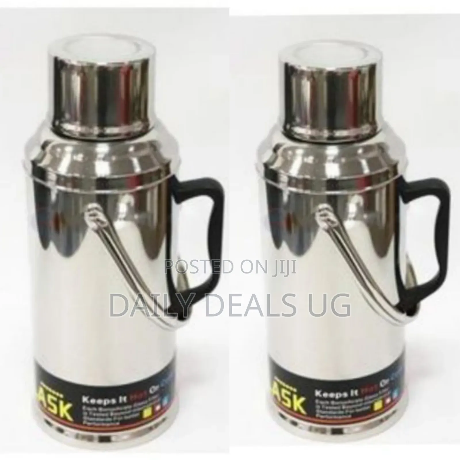 3.2l Stainless Steel Vacuum Flask Storage Bottle- Silver