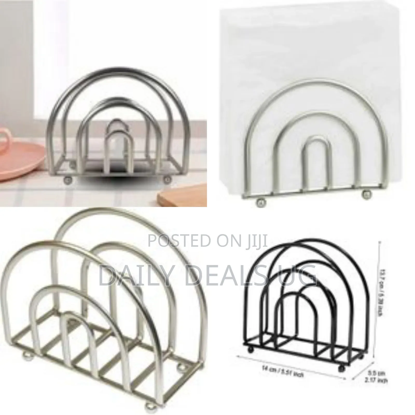Basics Paper Tissue Dispenser Kitchen Dining Picnic Table Indoor