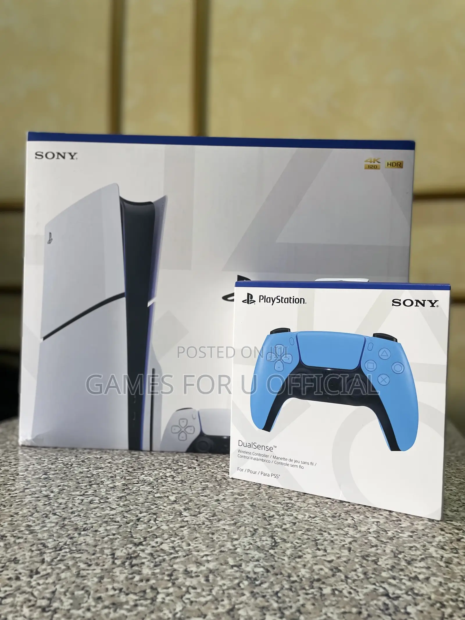 Ps5 Slim Disc Brand New Sony Brand Blue Pad