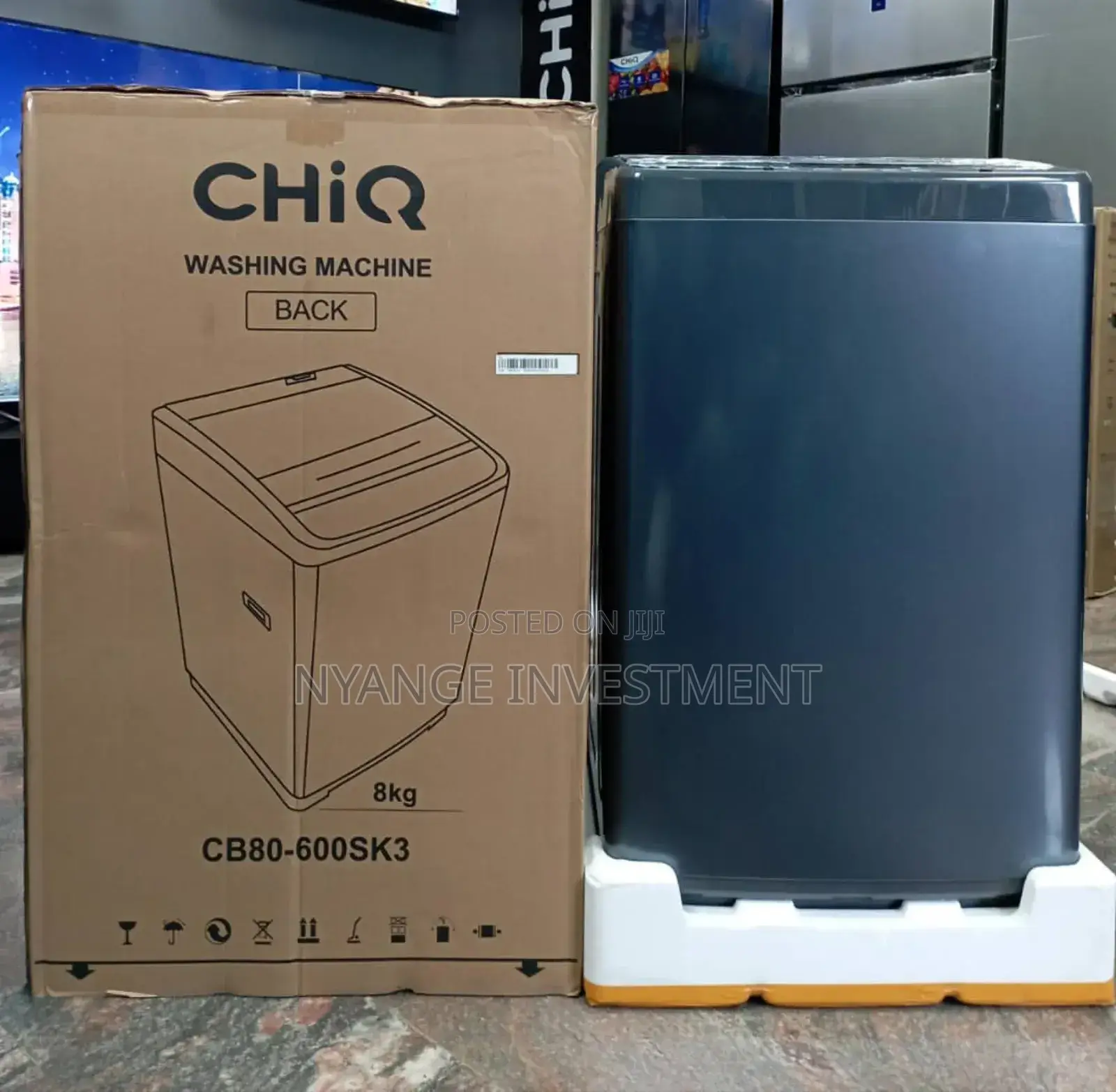 Chiq 8kg Washing Machine. Fully Automated Washing Machine