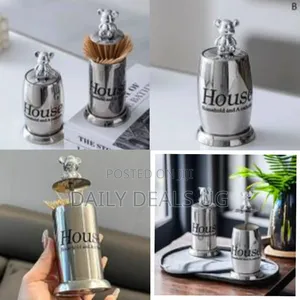 1 Piece of Bear Stainless Steel Hotel-Grade Stainless Steel Toothpick