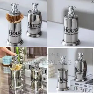 1 Piece of Bear Stainless Steel Hotel-Grade Stainless Steel Toothpick