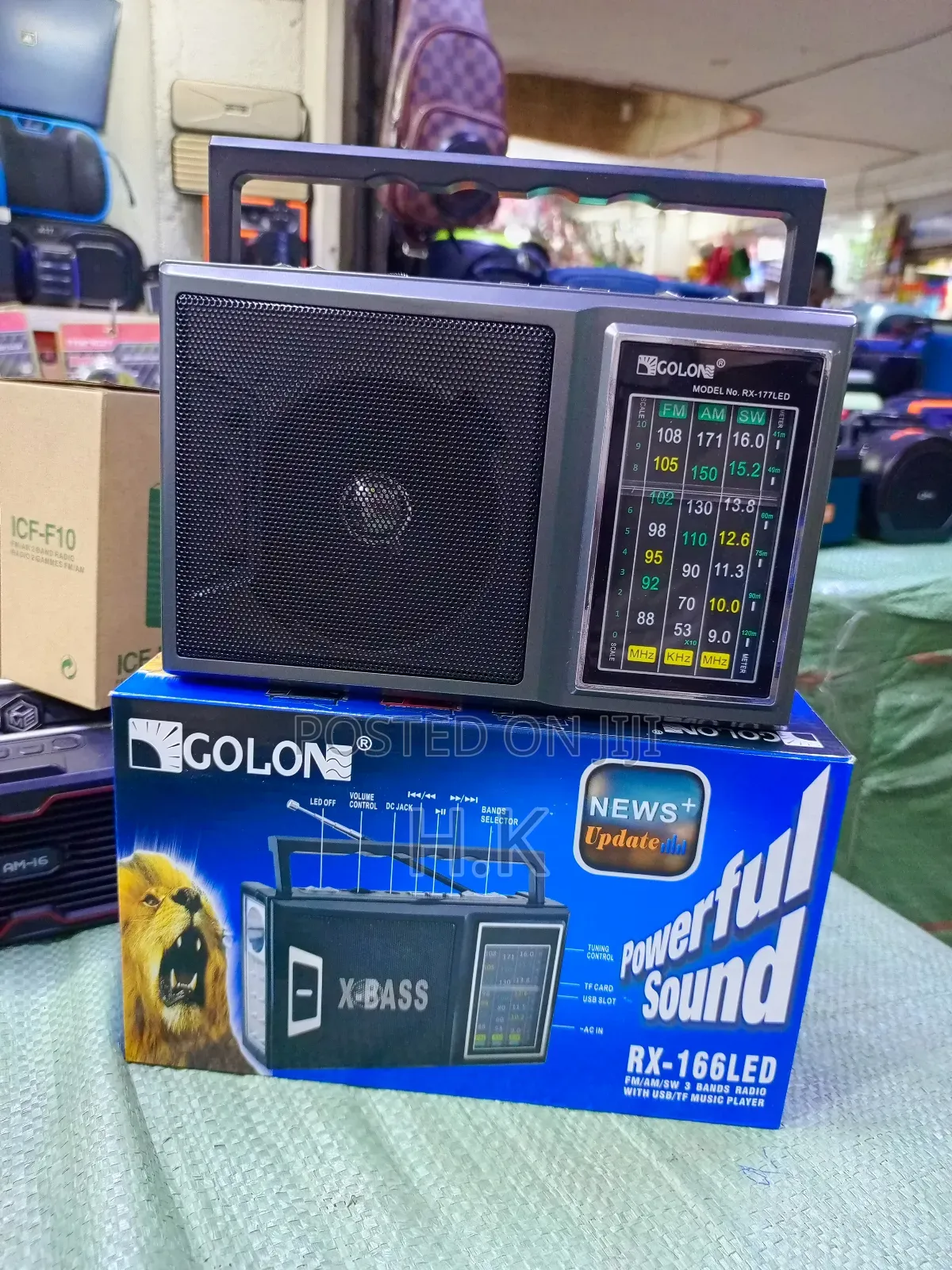 Golon Rx-166led Portable Radio.