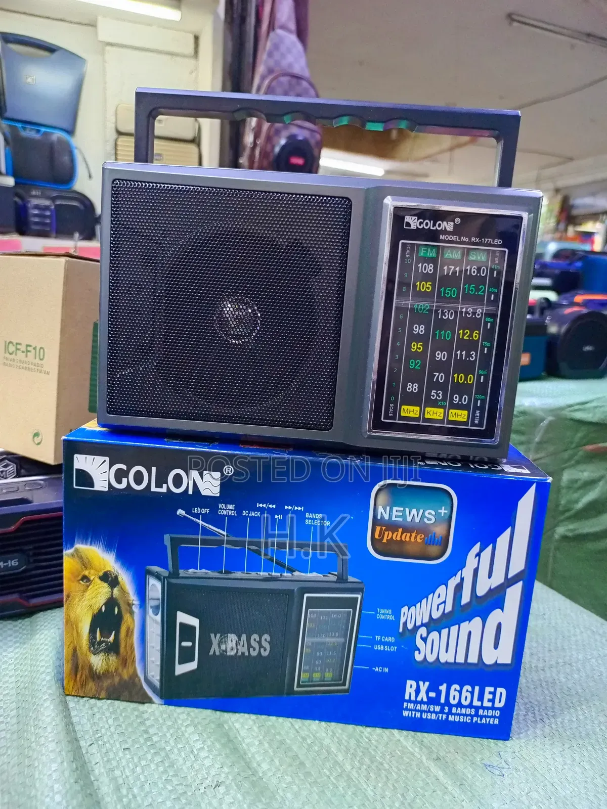 Golon Rx-166led Portable Radio.