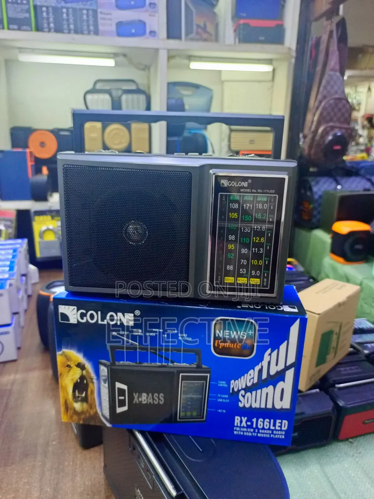 Portable 3 Band Radio.