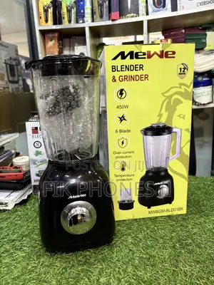 Mewe Blender Grinder, Model Number Mwbgm-bld01bk.