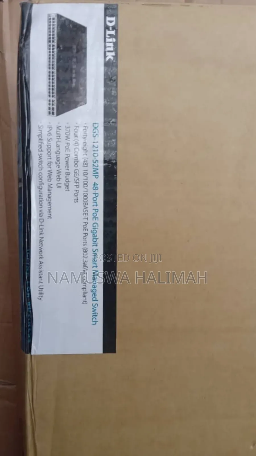 D-Link DGS-1210-52mp 52-Port Gigabit Smart Managed Poe Switch