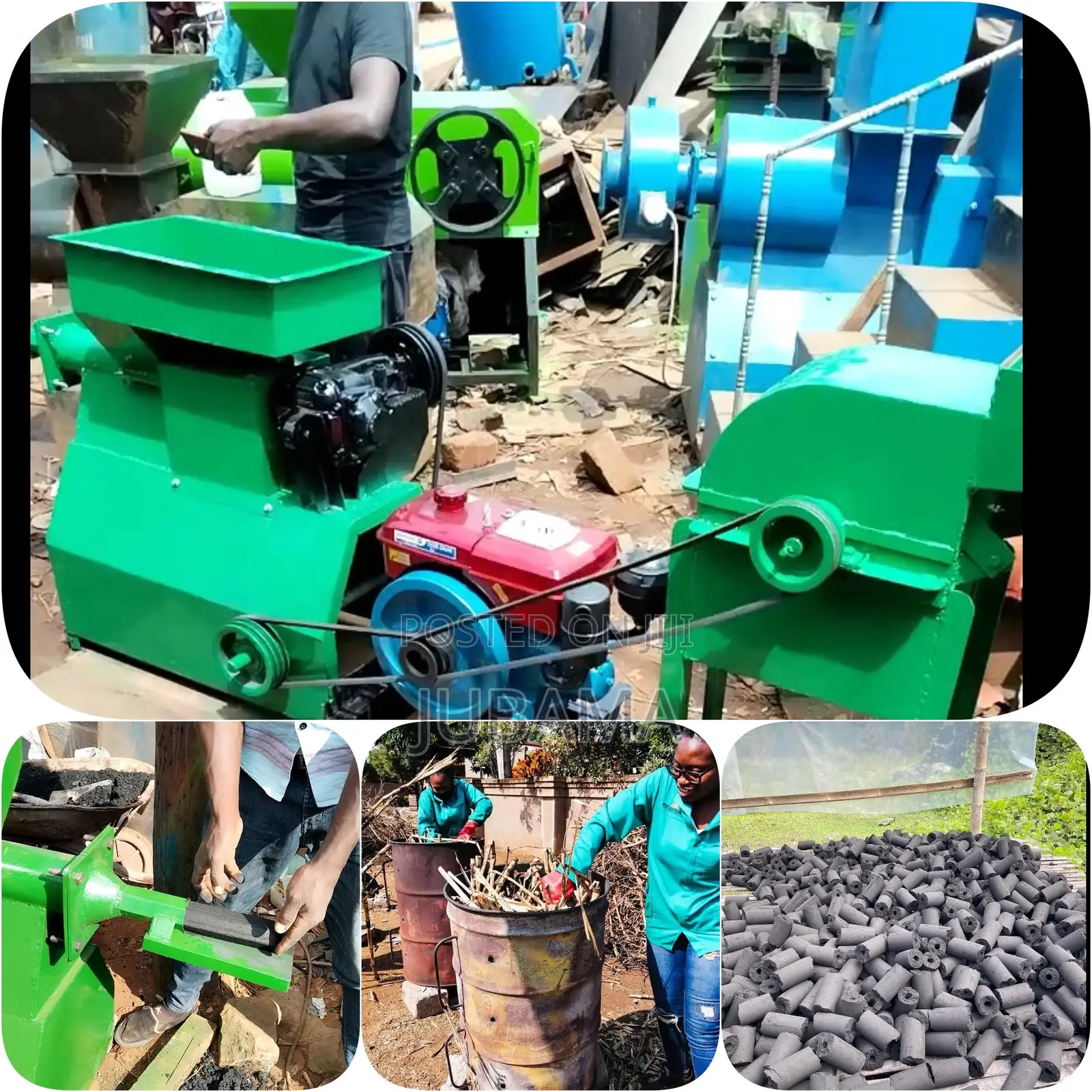 Automated Electric Charcoal Stick Press - Durable Efficient"