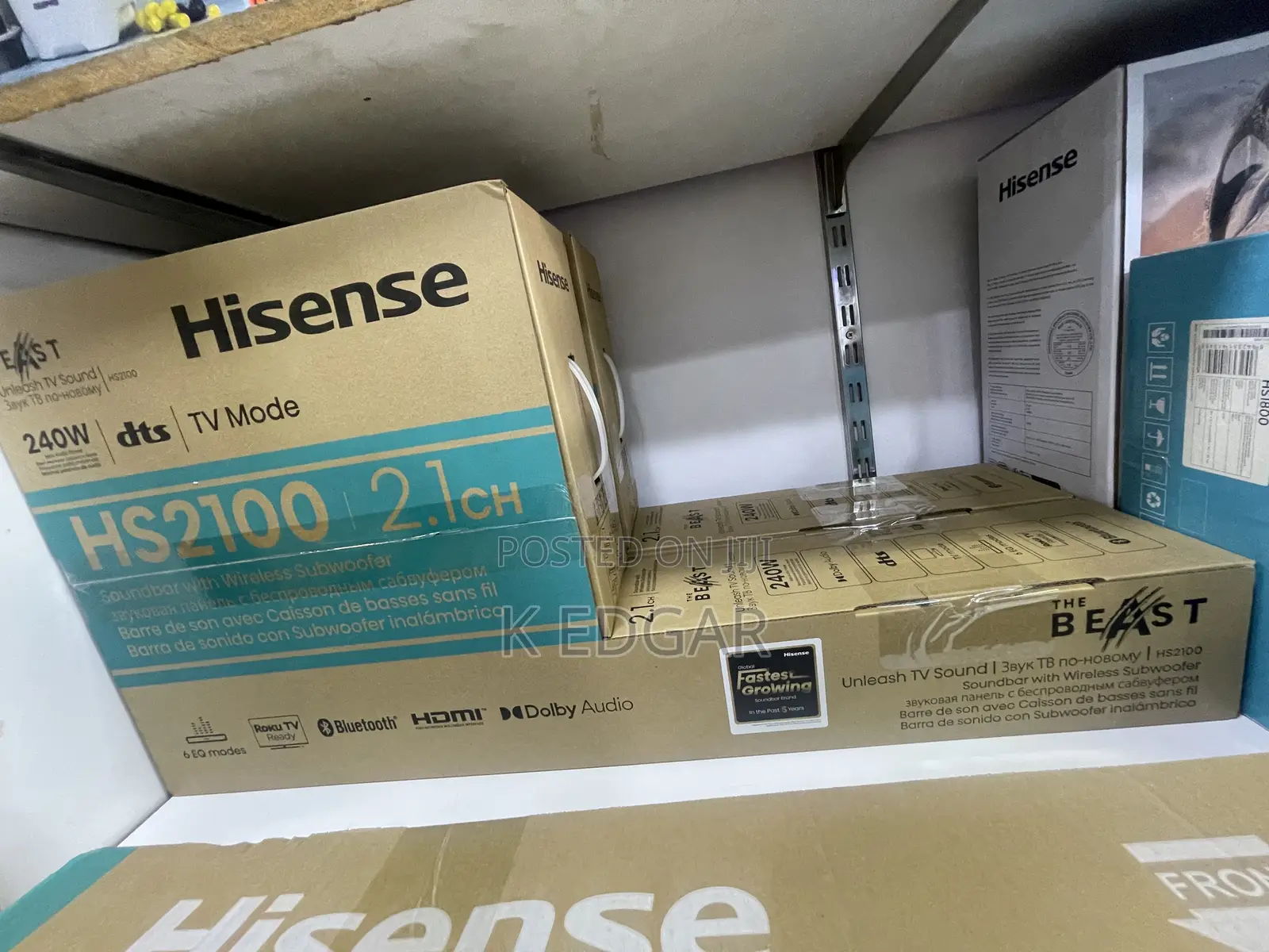 Hisense 2.1 Channel Wireless Soundbar