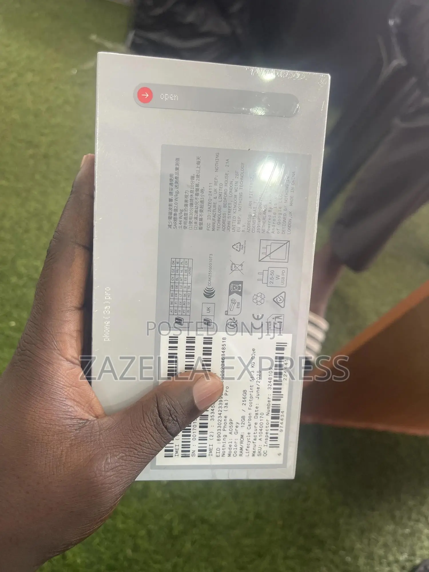 New Nothing Phone 3a Pro 256 GB Gray