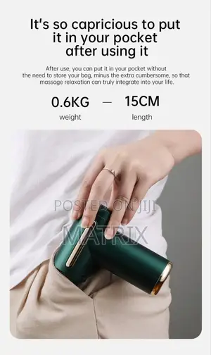 Muscle Relax Massage Gun With 4 Changeable Heads for Body Pain​