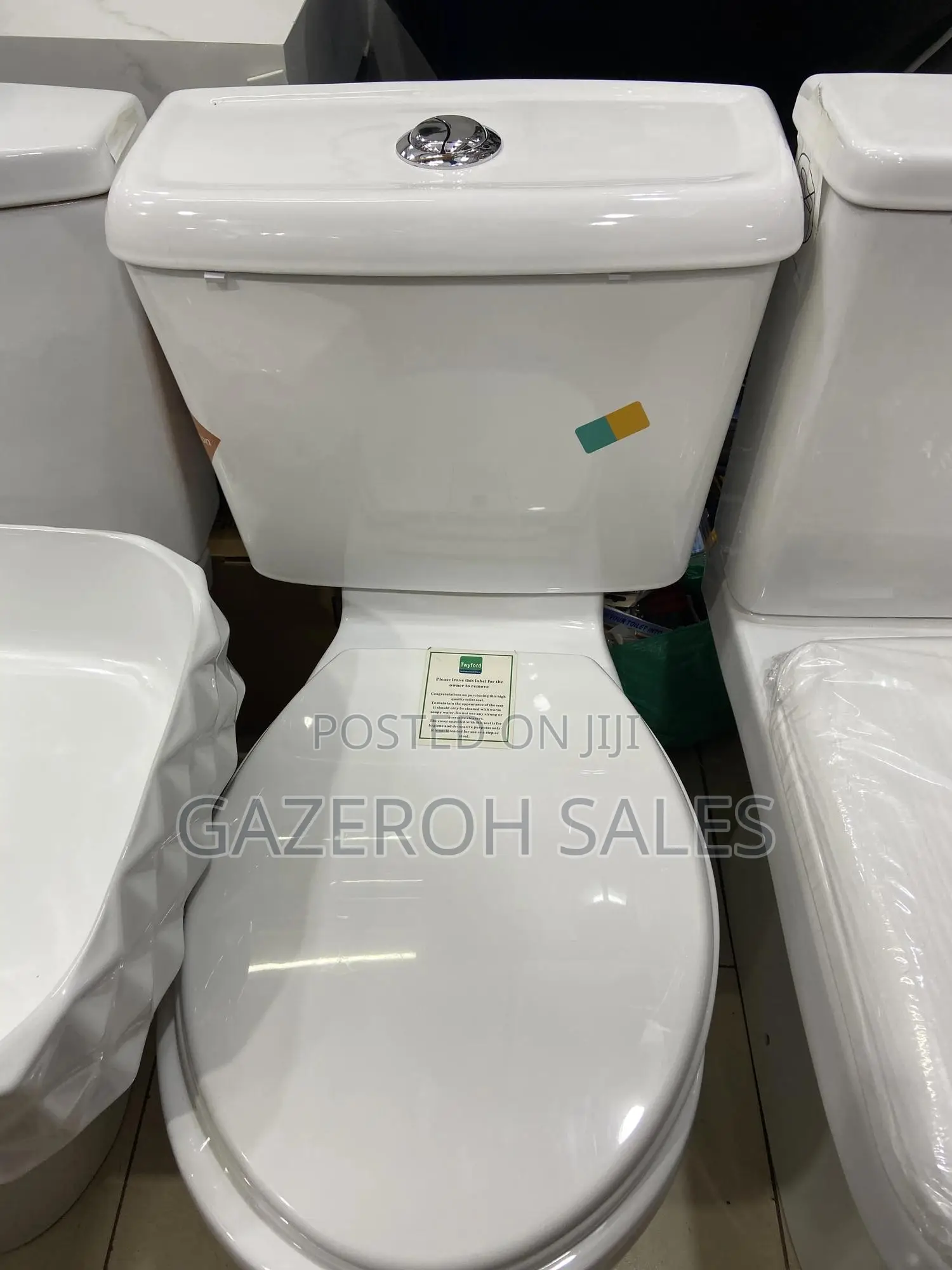 Twyford Complete Toilet Set.