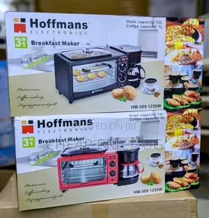Hoffmans 3 in 1 Breakfast Maker 12l Oven 1l Coffee