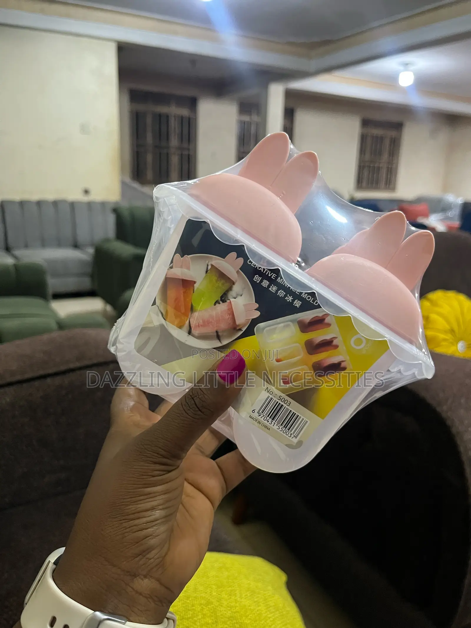 Bunny Popsicle/Ice Cream Mold - 6 Piece Set