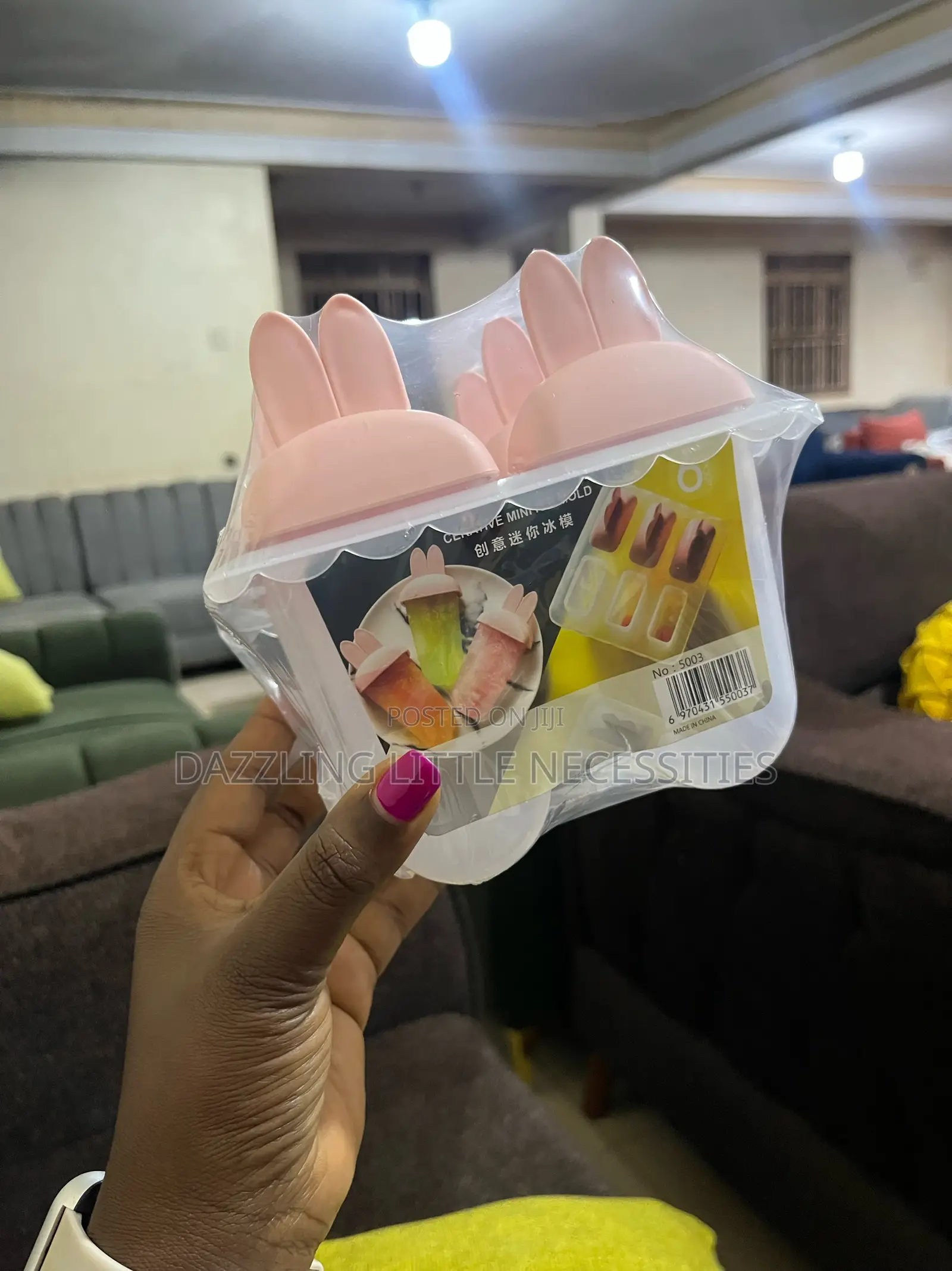 Bunny Popsicle/Ice Cream Mold - 6 Piece Set