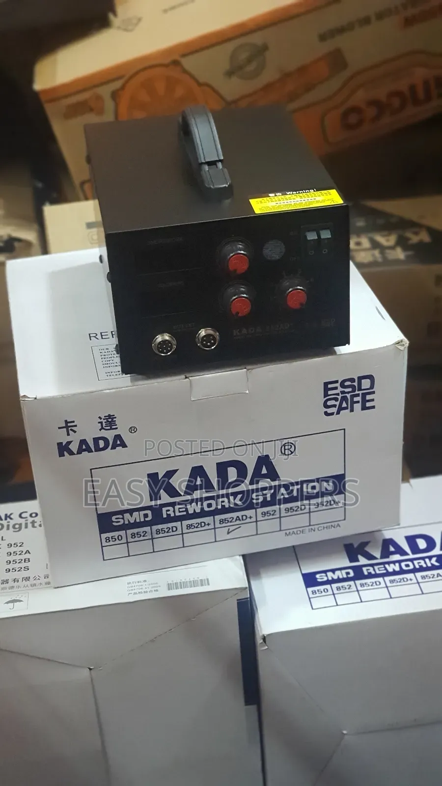 Kada 852ad+ 2 in 1 SMD Hot Air Gun Soldering Station Digital Display