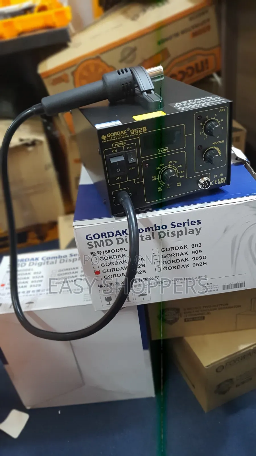 Gordak 952b Soldering Station With Digital Display 2 in 1 Blower
