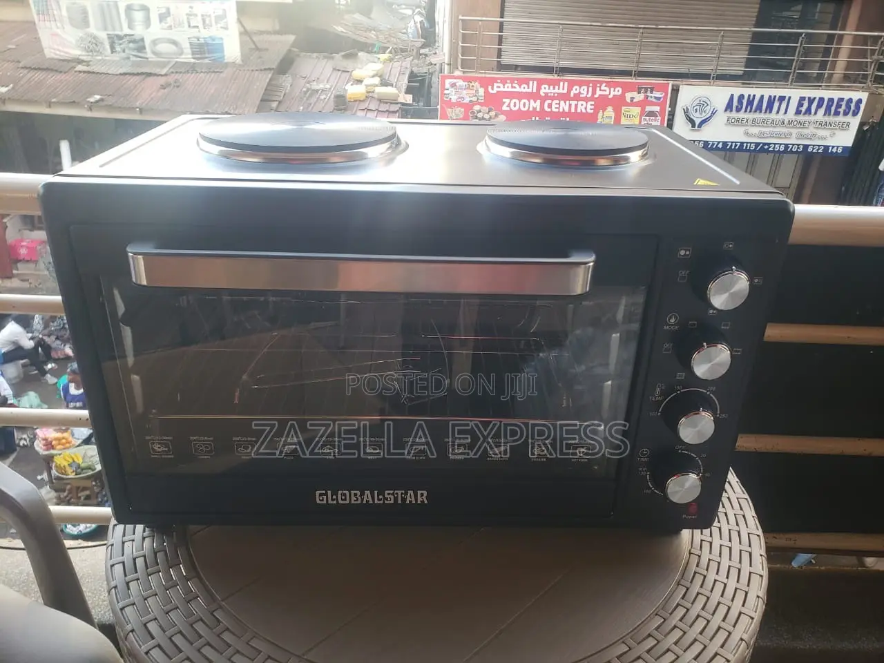 Global Star 48l Oven With Two Hotplates