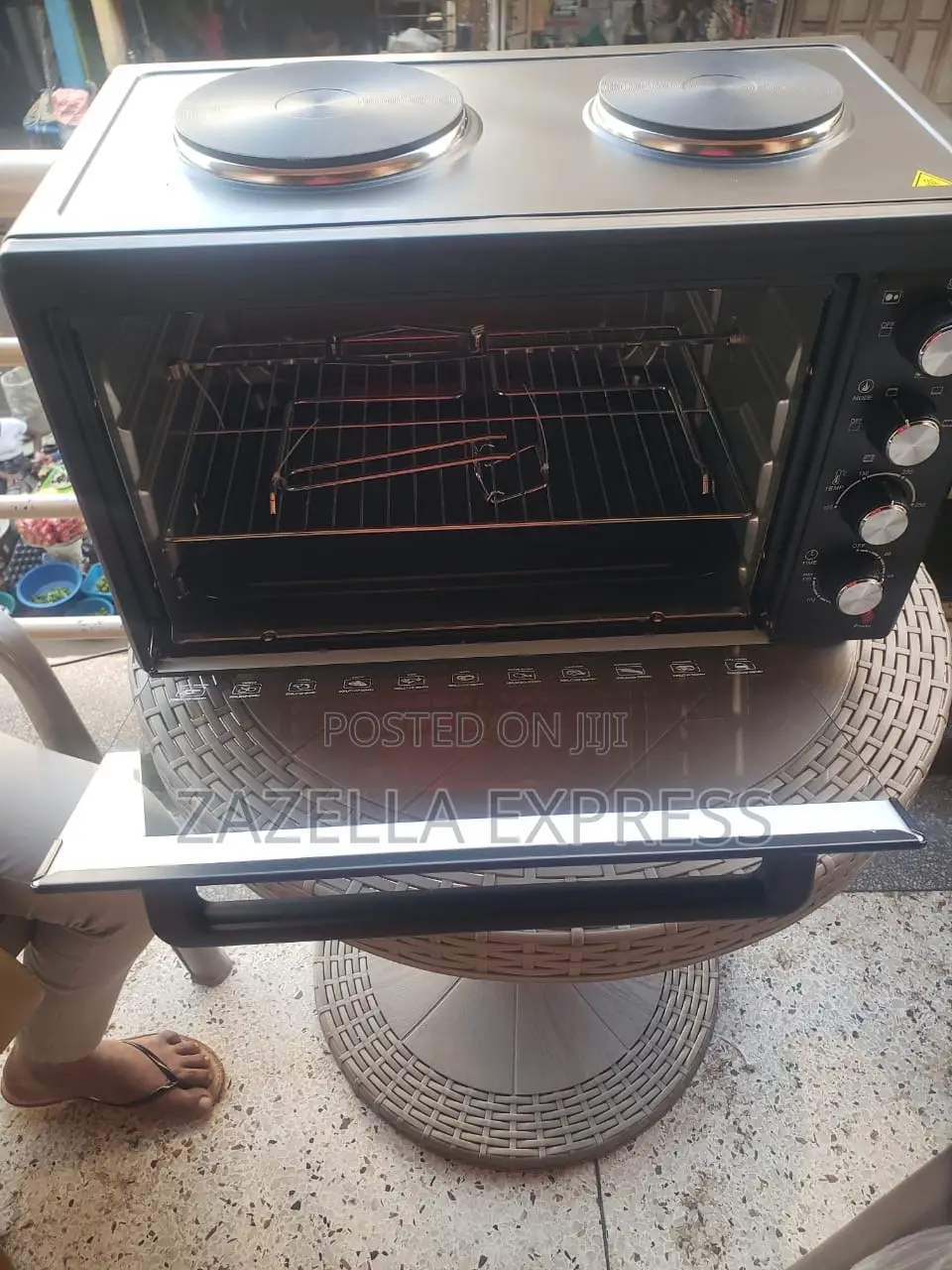 Global Star 48l Oven With Two Hotplates