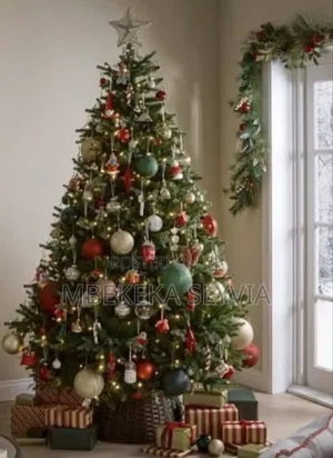 Christmas Tree 8ft,Christmas Balls Home Decor-Buy 1 Get Free PKT Balls