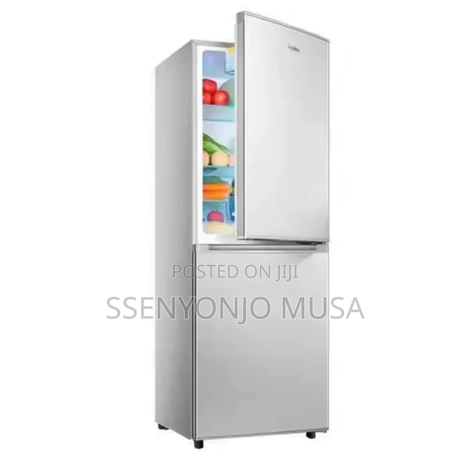 SPJ 389l Double Door Bottom Freezer Refrigerator – Inox | Led Display.
