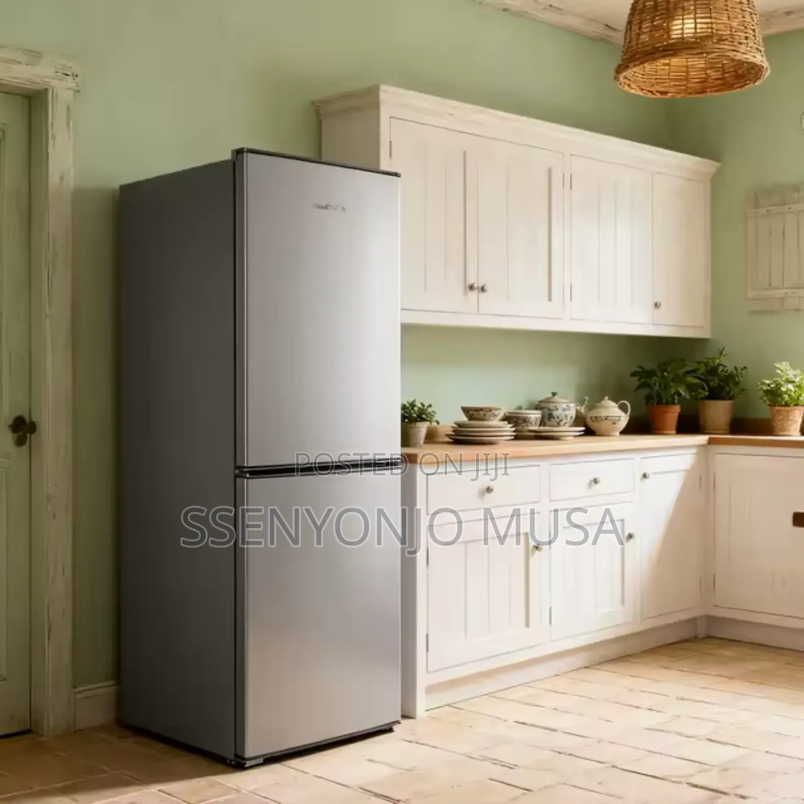 SPJ 389l Double Door Bottom Freezer Refrigerator – Inox | Led Display.