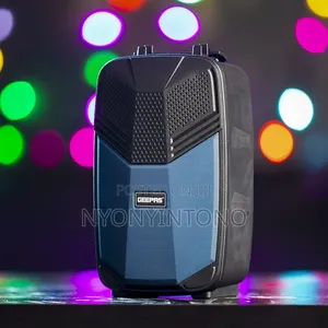 Geepas Rechargeable Portable Speaker With Microphone Gsm11156