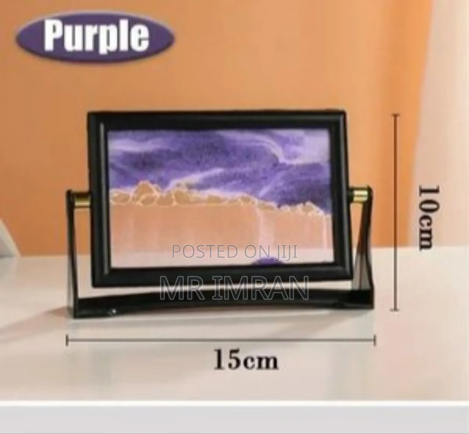 3d Rotating Quicksand Painting Glass Craft